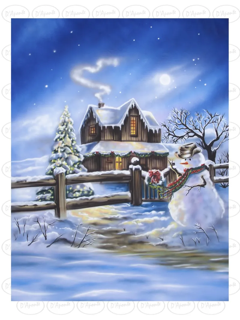 D'APONTE CHRISTMAS CANVAS BACKDROP SB 12-322 | D'Aponte | Scenographic – SB