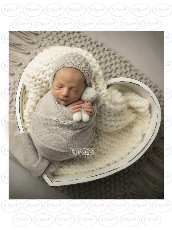 D'APONTE NEWBORN NB021 CUORE BIANCO