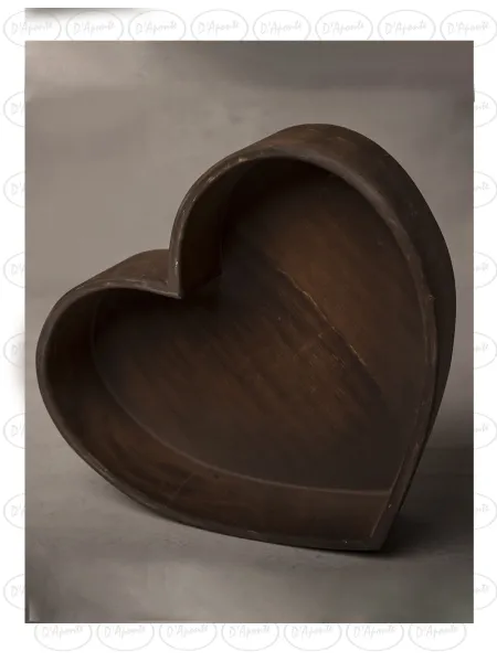 D'APONTE NEWBORN NB024 DARK WALNUT HEART | D'Aponte | Newborn Accessories 2