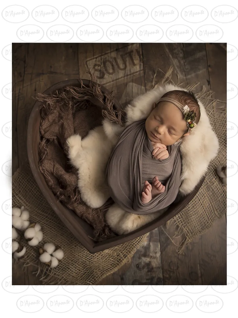 D'APONTE NEWBORN NB024 CUORE MARRONE SCURO