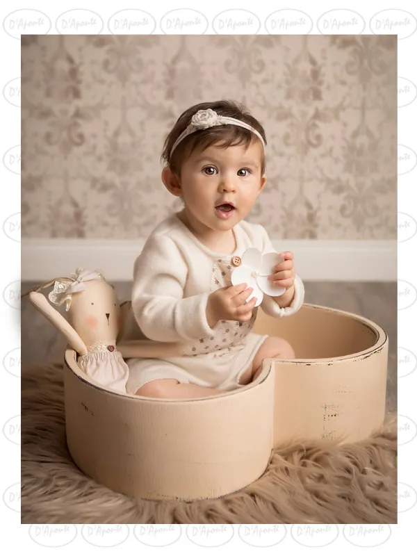 D'APONTE NEWBORN NB025 CUORE BEIGE