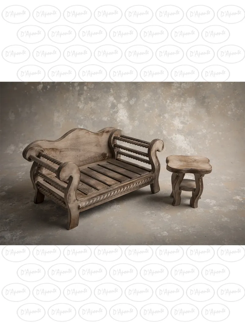 D'APONTE NEWBORN NB026 PANCHINA CON TAVOLINO