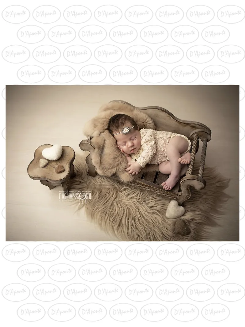 D'APONTE NEWBORN NB026 PANCHINA CON TAVOLINO