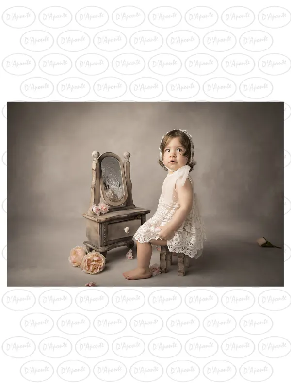 D'APONTE NEWBORN NB030 SET SPECCHIERA + LETTINO + TAVOLINO
