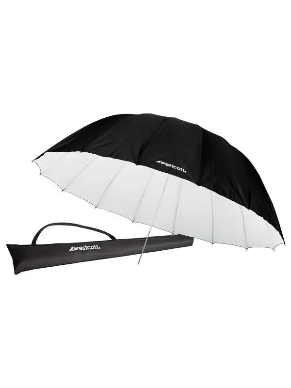 WESTCOTT Ombrello Parabolico riflettente bianco diametro 180cm