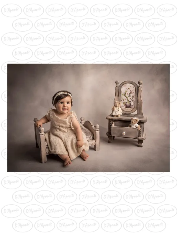 D'APONTE NEWBORN NB030 SET SPECCHIERA + LETTINO + TAVOLINO