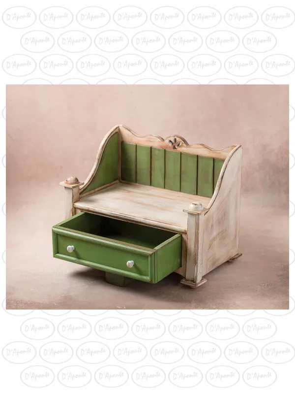 D'APONTE NEWBORN NB036 PANCHINA CON CASSETTO -  LETTINO