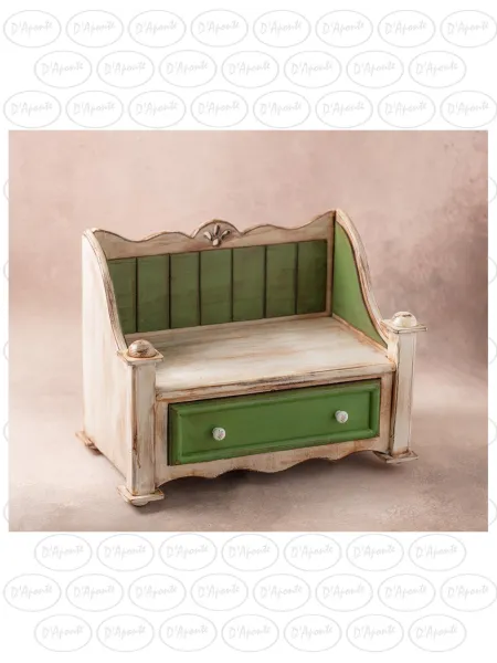 D'APONTE NEWBORN NB036 BENCH WITH BED DRAWER | D'Aponte | Newborn Accessories 2
