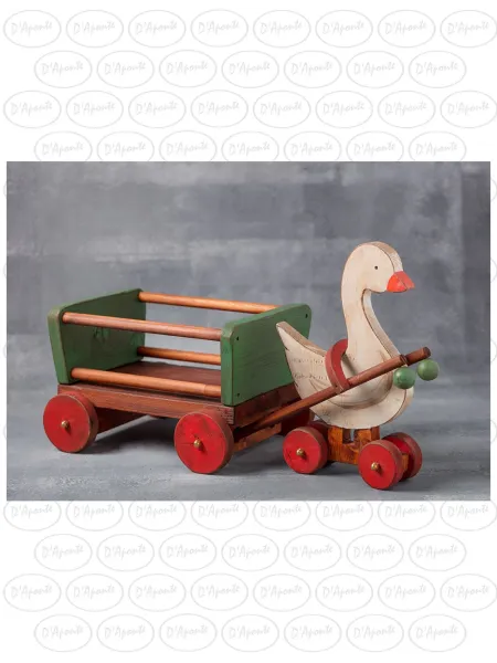 D'APONTE NEWBORN NB038 GOOSE WITH BARROW | D'Aponte | Newborn Accessories