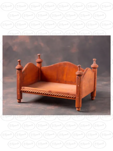 D'APONTE NEWBORN NB049 ARABIC WALNUT BED | D'Aponte | Newborn Accessories