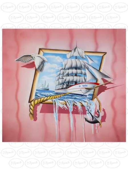 D'APONTE CANVAS BACKDROP ILLUSION LS 003-M | D'Aponte | Offers