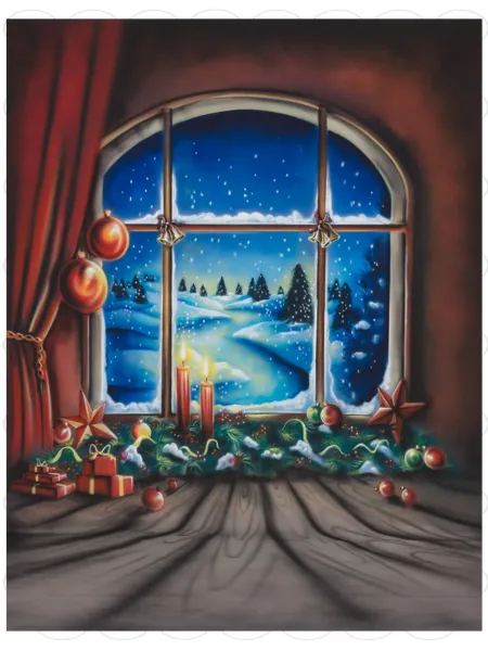 D'APONTE CHRISTMAS CANVAS BACKDROP SB 12-321 | D'Aponte | Scenographic – SB
