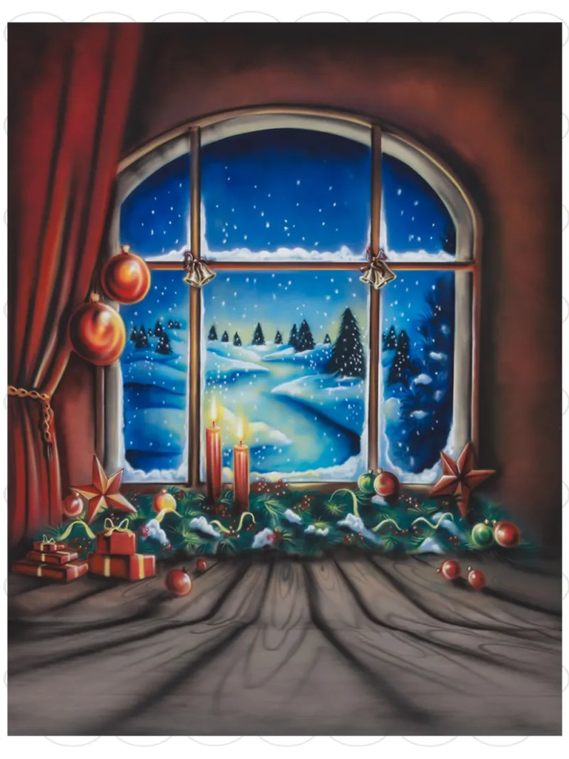 D'APONTE CHRISTMAS CANVAS BACKDROP SB 12-321 | D'Aponte | Scenographic – SB