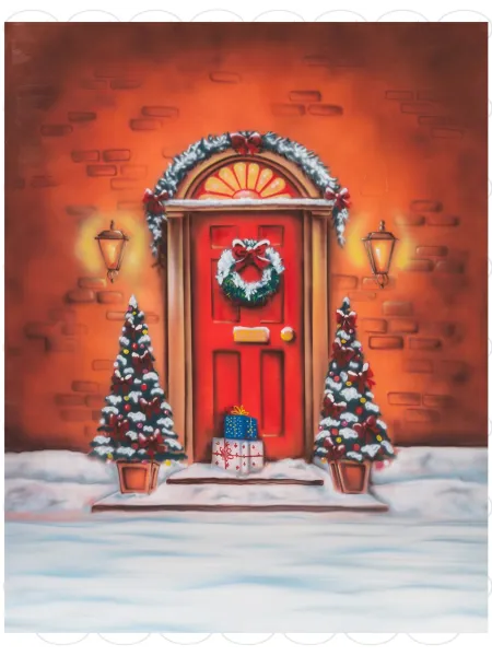 D'APONTE CHRISTMAS CANVAS BACKDROP SB 12-319 | D'Aponte | Scenographic – SB