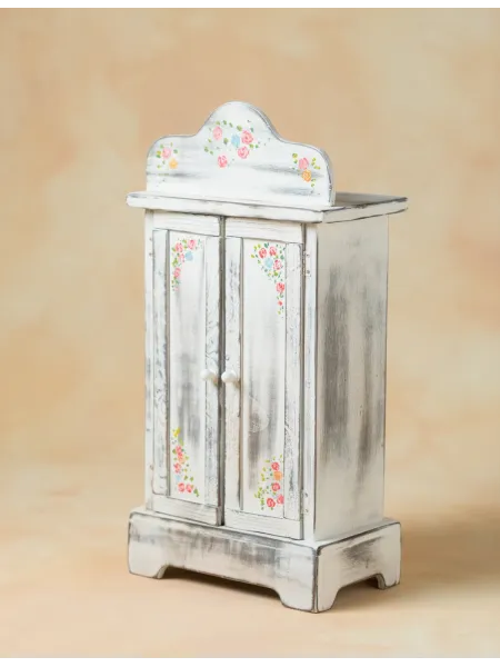 D'APONTE NEWBORN NB060A WITE WARDROBE WITH FLOWERS | D'Aponte | Newborn Accessories 2