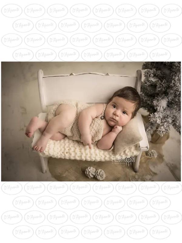 D'APONTE NEWBORN NB042 FIRST BIRTHDAY SET - BENCH | D'Aponte | Newborn Accessories