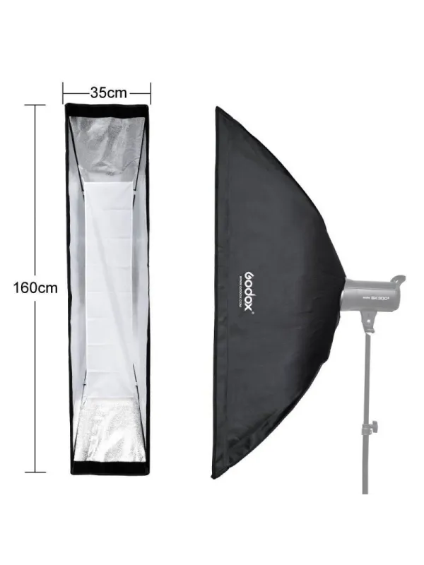 GODOX SB-FW35160 Softbox Strip 35x160cm con Griglia - Attacco Bowens
