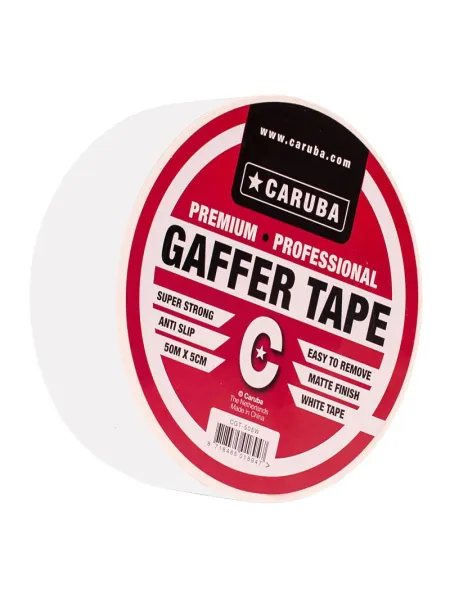 CARUBA Gaffer White Ribbon 50m x 5cm | D'Aponte | Studio Accessories 2
