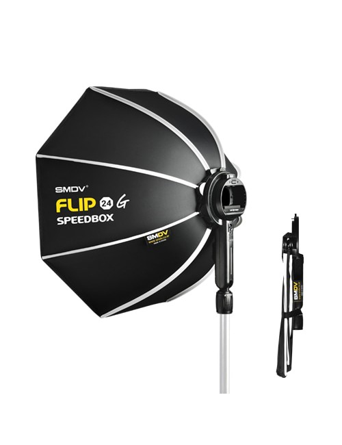 SMDV Speedbox-Flip 24G con Anello Adattatore per Godox V1