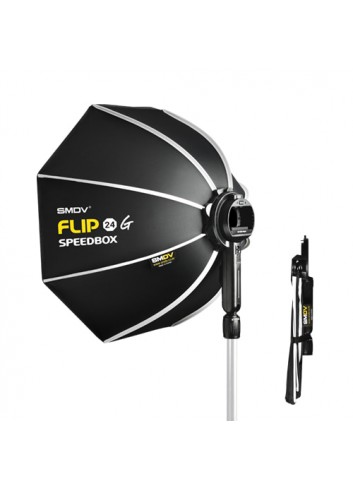 SMDV Speedbox-Flip 24G con Anello Adattatore per Profoto A1