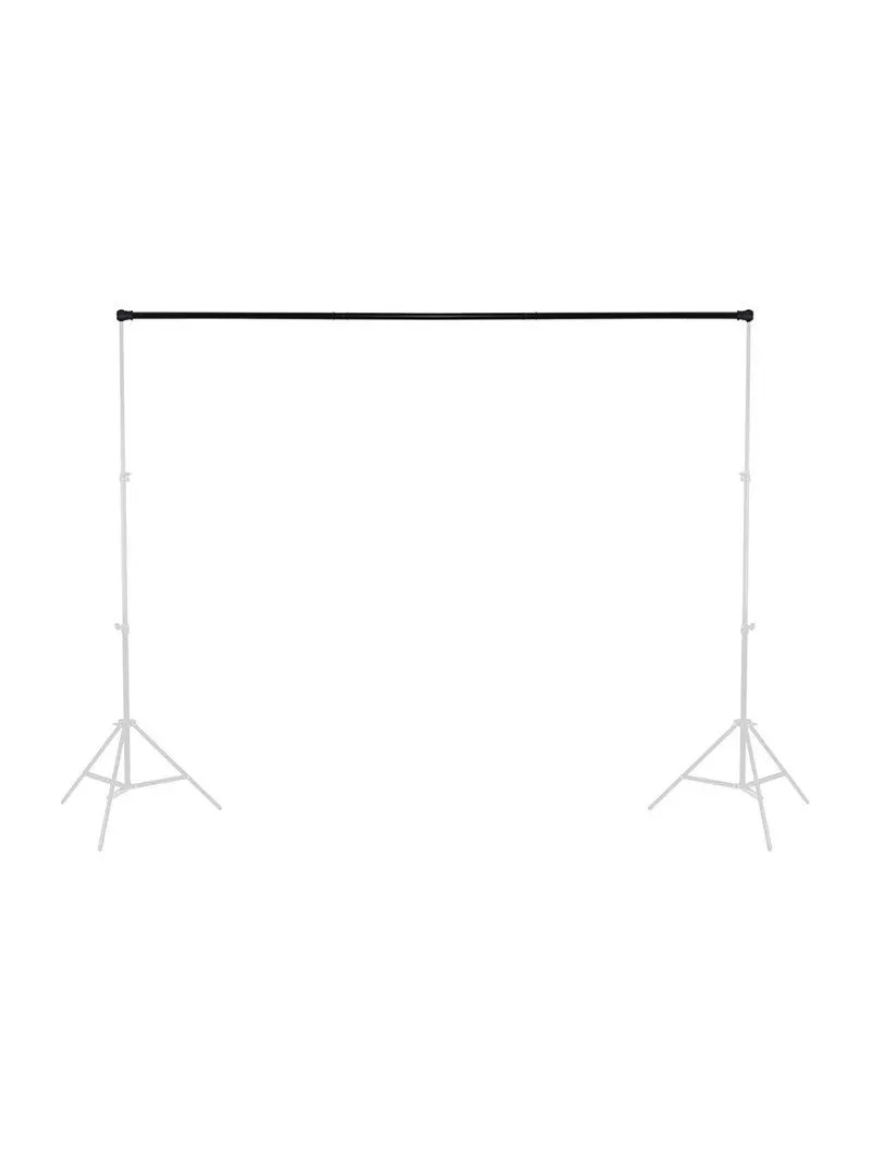 CARUBA Black Telescopic Rod 3m for Background Support | D'Aponte | Supports and Backdrop Holder Systems