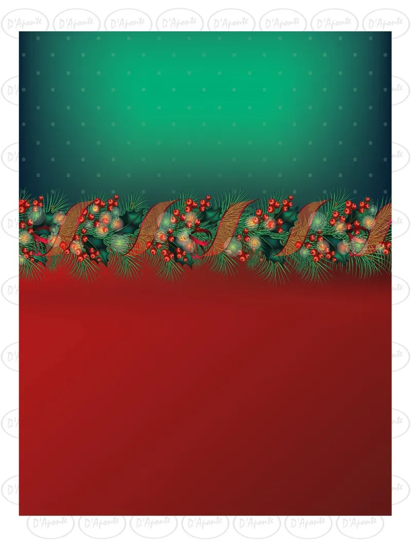 D'APONTE CHRISTMAS CANVAS BACKDROP SB 12-323 | D'Aponte | Printed Christmas Backdrop