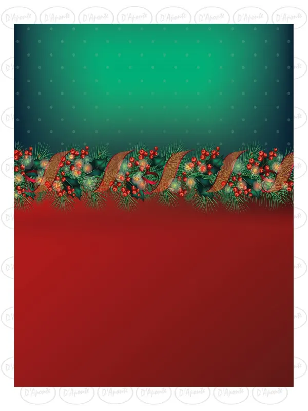 D'APONTE CHRISTMAS CANVAS BACKDROP SB 12-323 | D'Aponte | Printed Christmas Backdrop