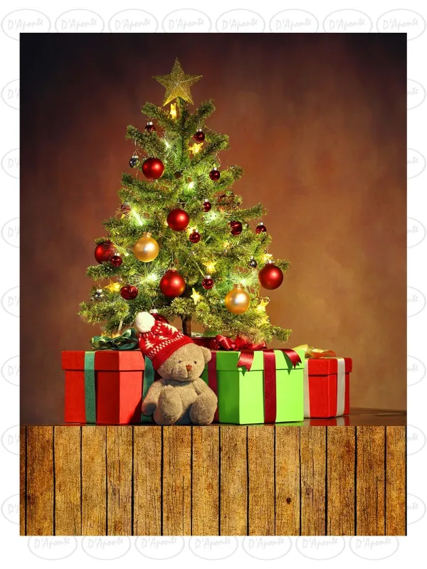 D'APONTE CHRISTMAS CANVAS BACKDROP SB 12-323 | D'Aponte | Printed Christmas Backdrop