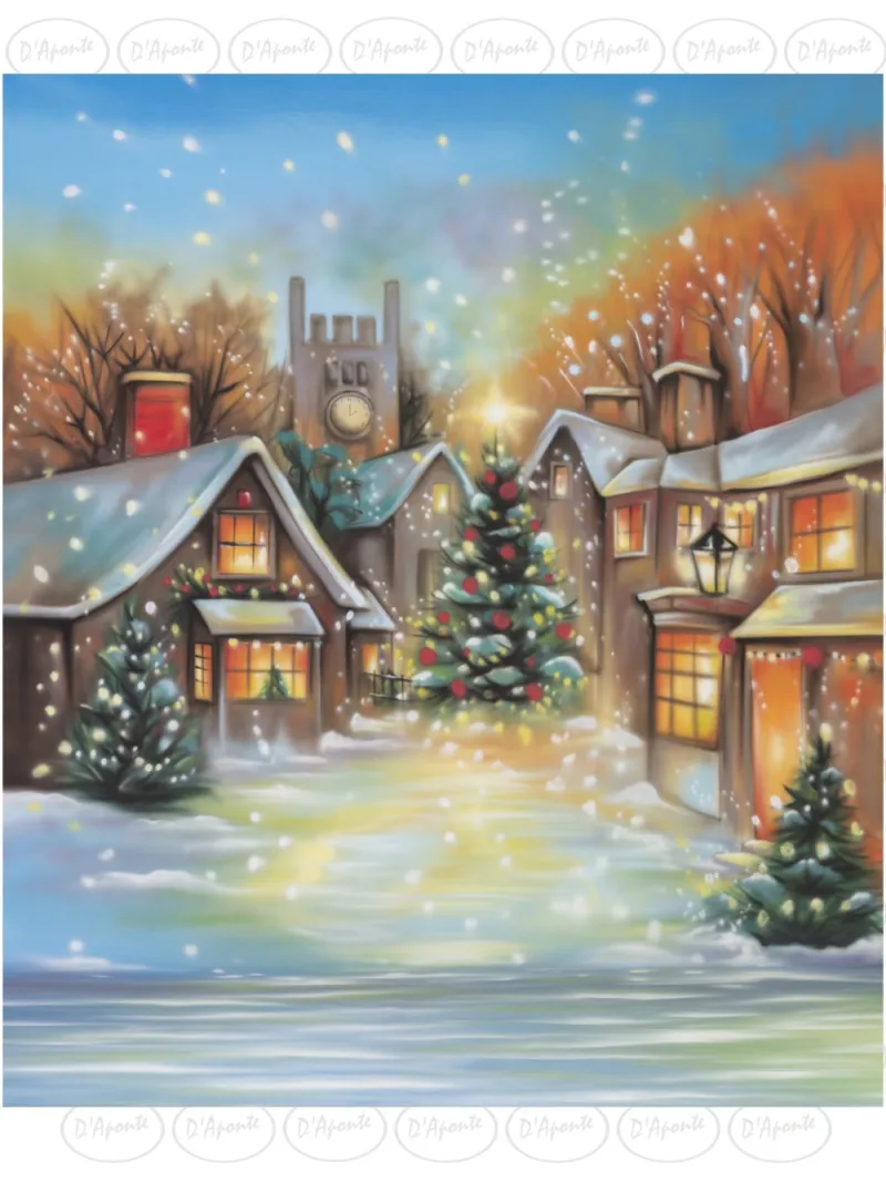 D'APONTE CHRISTMAS CANVAS BACKDROP SB 12-325 | D'Aponte | Scenographic – SB