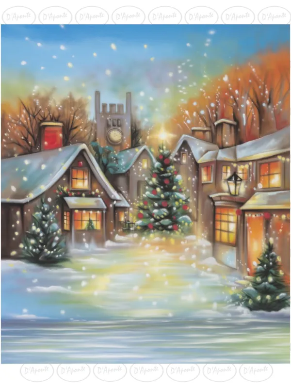 D'APONTE CHRISTMAS CANVAS BACKDROP SB 12-325 | D'Aponte | Scenographic – SB