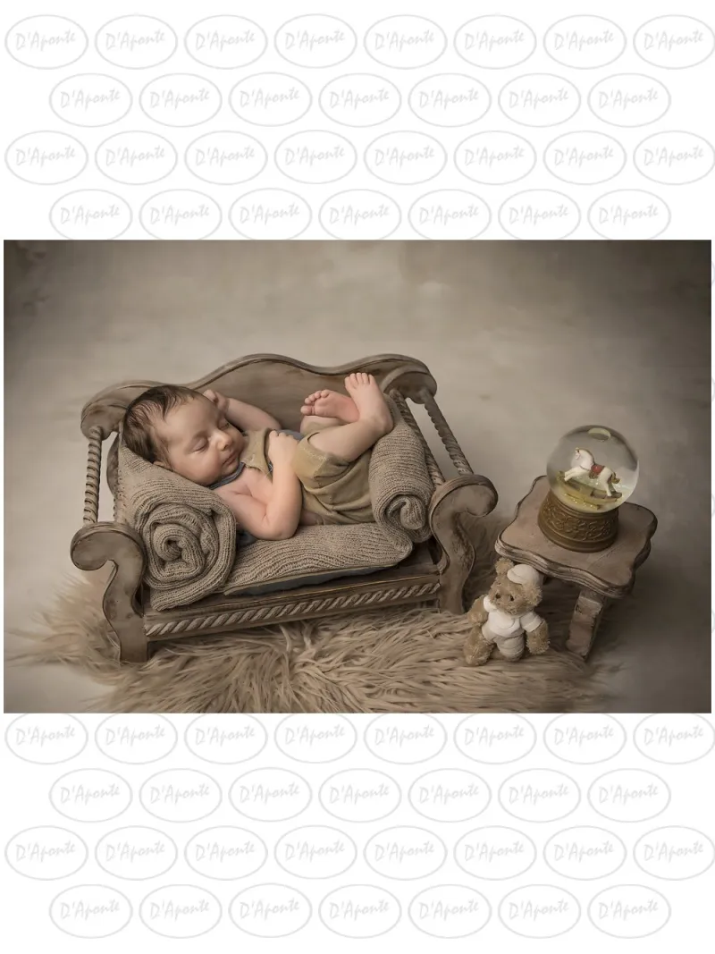 D'APONTE NEWBORN NB026 BAROQUE BENCH WITH TABLE | D'Aponte | Newborn Accessories