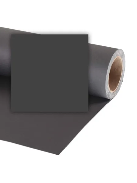 COLORAMA Paper Backdrop 3.55X30m BLACK | D'Aponte | Fondali in Carta Colorama 3,55x30m