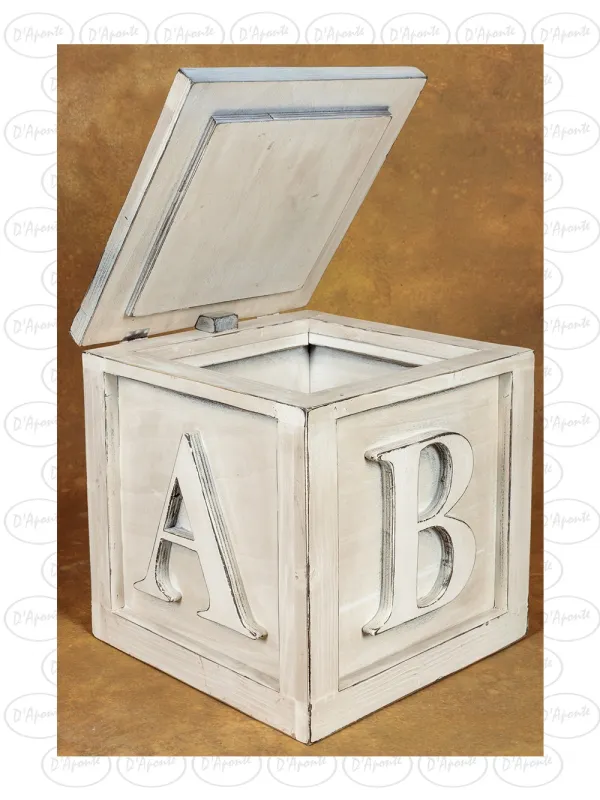 D'APONTE NEWBORN NB091 CUBO CON LETTERE