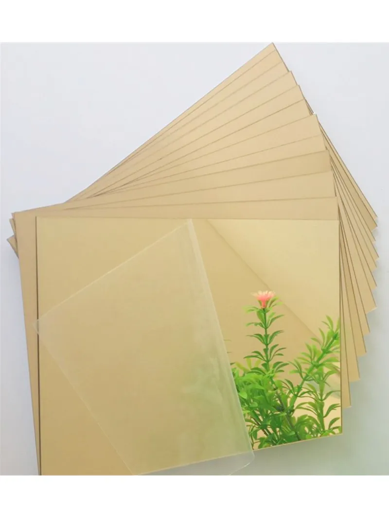 D'APONTE MIRROR PLAN Sp. 3mm h. 200x100cm - HARD GOLD | D'Aponte | Special Effects