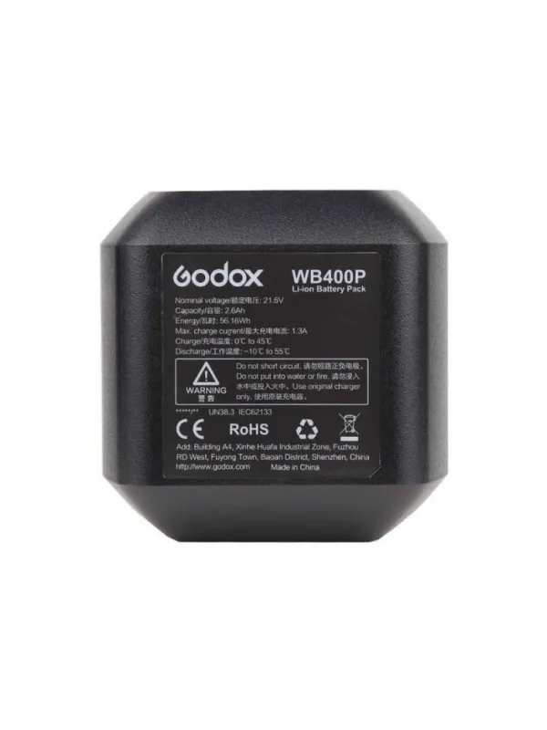 GODOX AD400 - WB400P Batteria agli Ioni di Litio