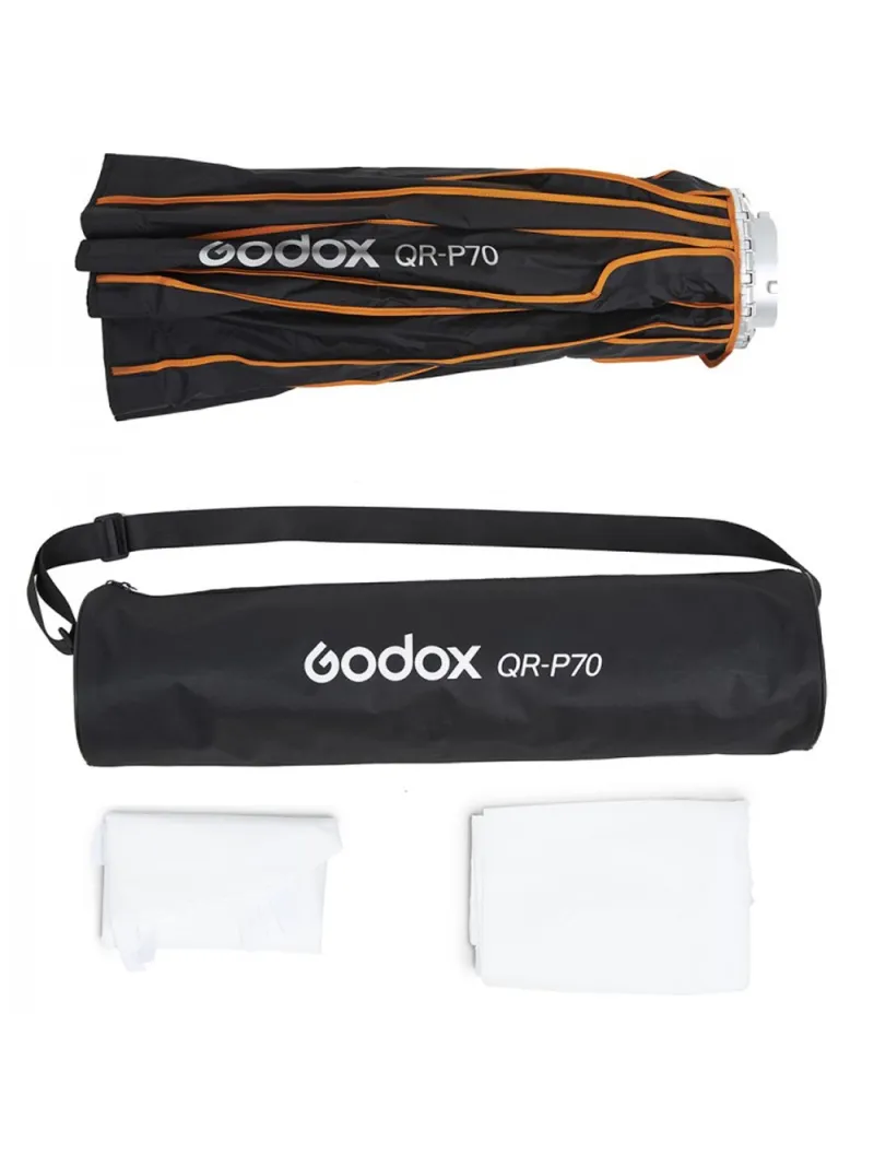 GODOX QR-P70 Softbox Parabolico a sgancio rapido - Attacco Bowens - Richiudibile
