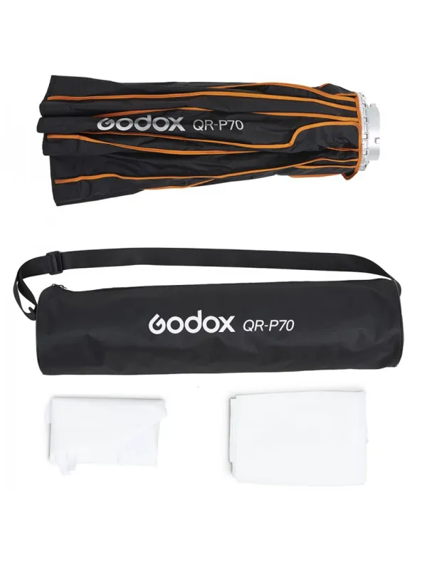 GODOX QR-P70 Softbox Parabolico a sgancio rapido - Attacco Bowens - Richiudibile