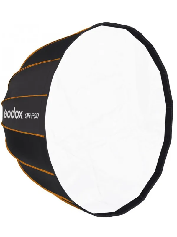 GODOX QR-P90 Softbox Parabolico a sgancio rapido 90cm - Attacco Bowens - Richiudibile