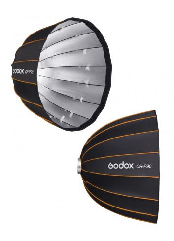 GODOX QR-P90 Softbox Parabolico a sgancio rapido - Attacco Bowens - Richiudibile