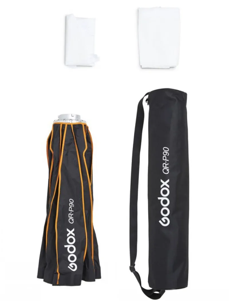 GODOX QR-P90 Softbox Parabolico a sgancio rapido 90cm - Attacco Bowens - Richiudibile
