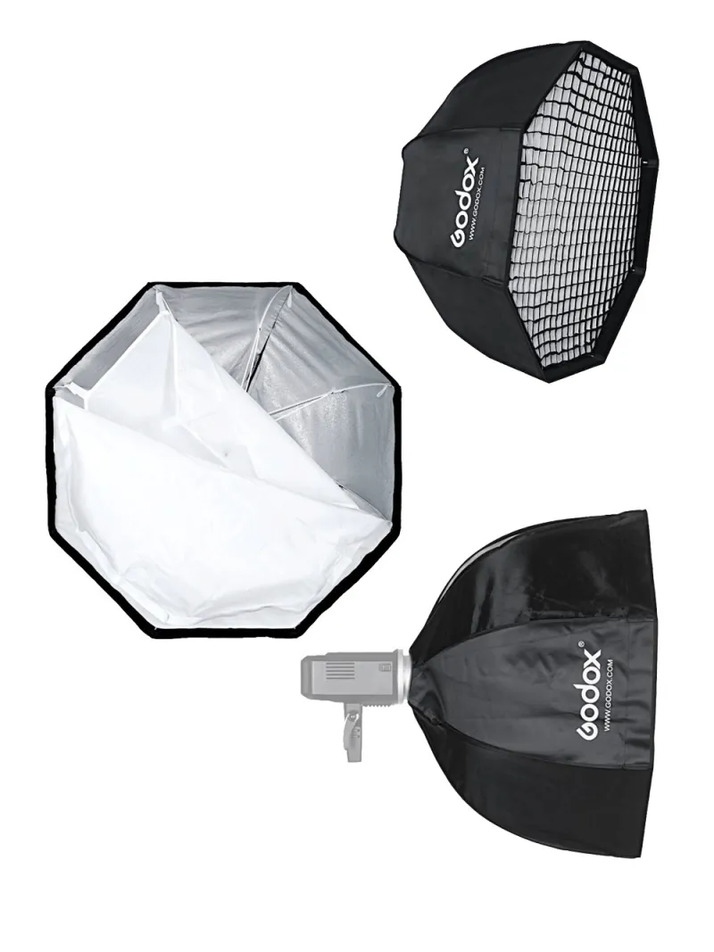 GODOX Softbox SB-GUE 95 Octa 95cm with Resealable Grid - Bowens attach | D'Aponte | Softbox