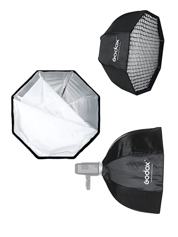 GODOX Softbox SB-GUE 95 Octa 95cm with Resealable Grid - Bowens attach | D'Aponte | Softbox