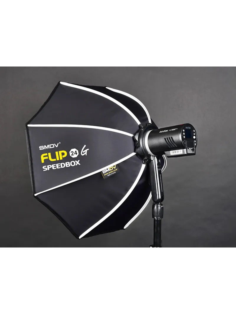 SMDV Speedbox-Flip 24G, Anello Adatt. G1 per Godox AD300Pro, ML30, ML60