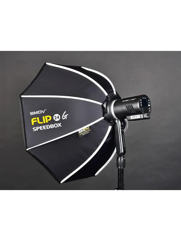 SMDV Speedbox-Flip 24G, Anello Adatt. G1 per Godox AD300Pro, ML30, ML60