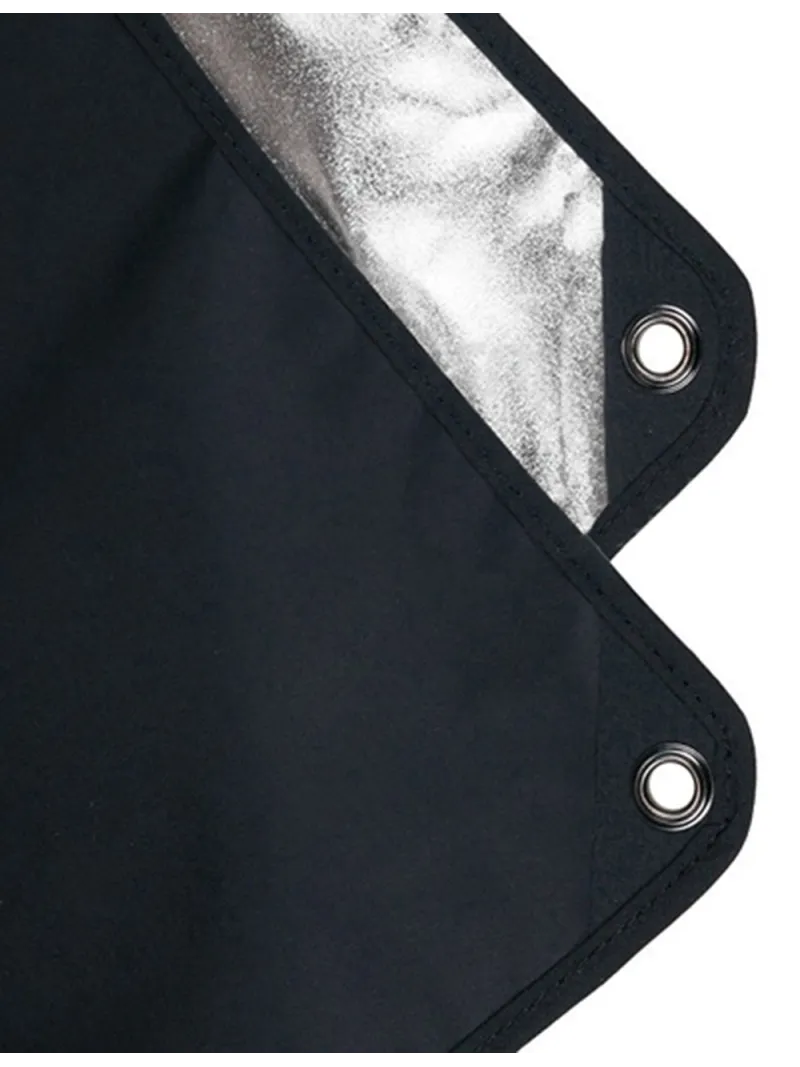 AURORA Reflective Panel 100x180cm Silver/Black | D'Aponte | Reflective and diffusing panels