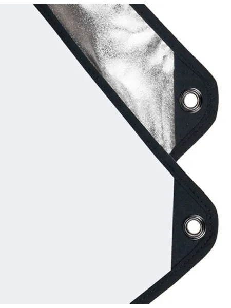 AURORA Reflective Panel 100x180cm Silver/White. | D'Aponte | Reflective and diffusing panels
