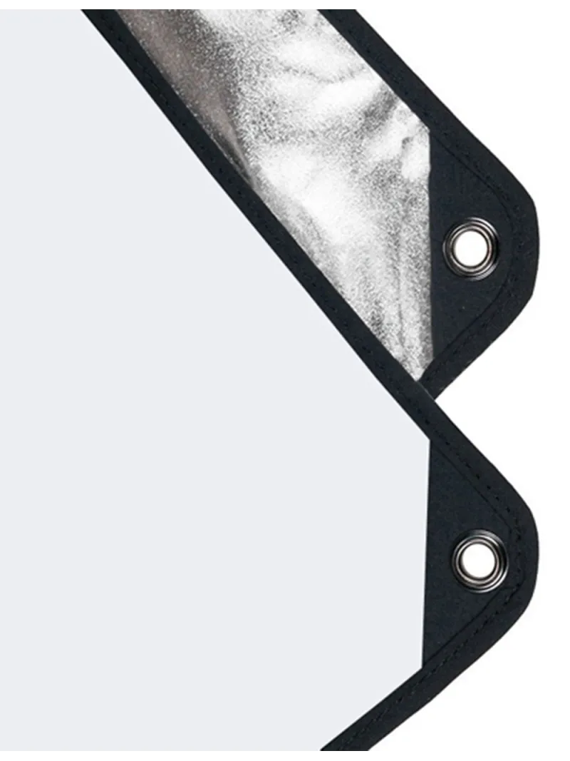 AURORA Reflective Panel 100x180cm Silver/White. | D'Aponte | Reflective and diffusing panels