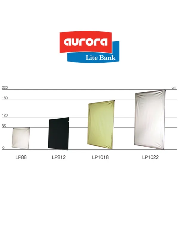 AURORA Reflective Panel 100x180cm Silver/White with Frame. | D'Aponte | Reflective and diffusing panels