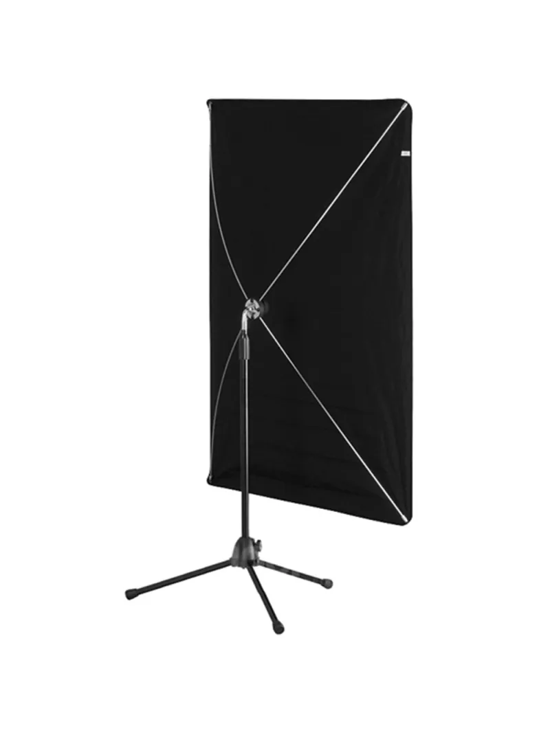 AURORA Reflective Panel 100x180cm Silver/White with Frame. | D'Aponte | Reflective and diffusing panels