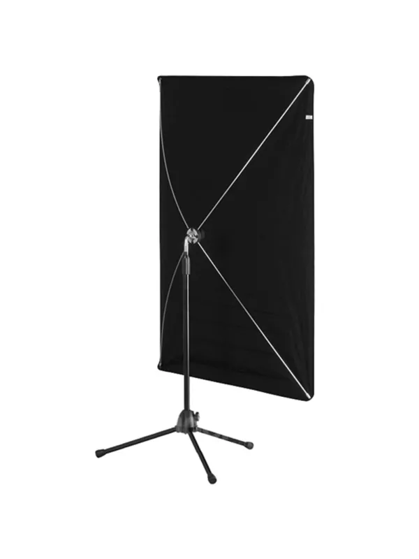 AURORA Pannello Riflettente 100x180cm Argento/Bianco con Supporto